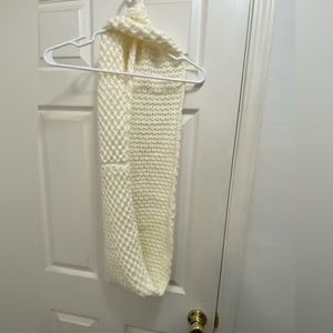 Cream infinity scarf
